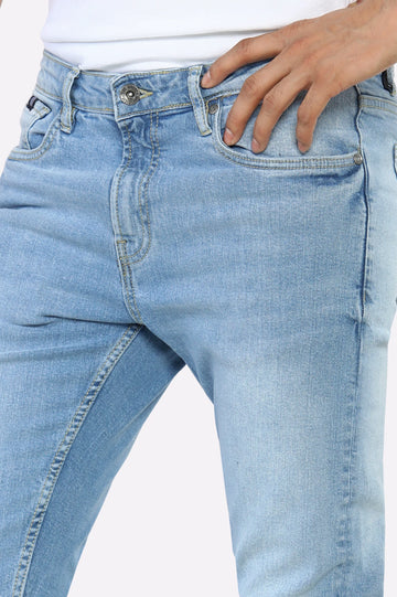 Light Blue Tailored Fit Jeans