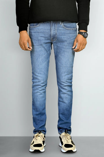 Medium Blue Modern Slim Fit Jeans