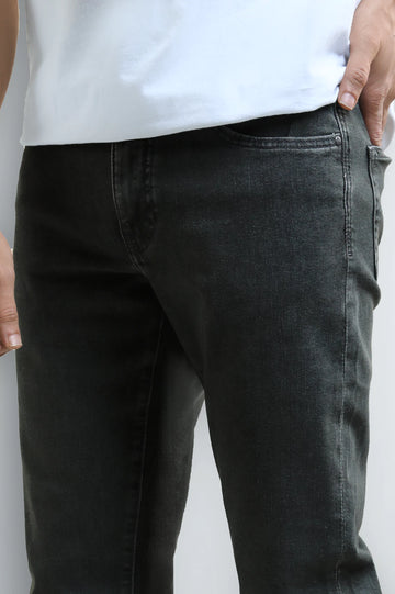 Olive Slim Fit Jeans