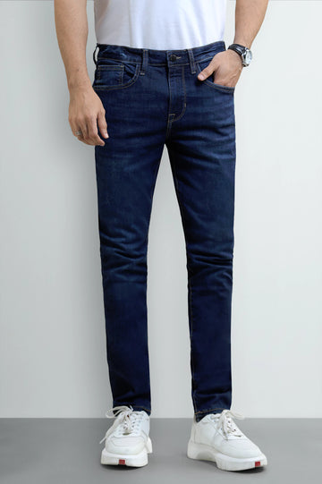 Dark Blue Slim Fit Jeans