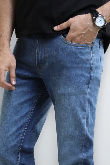 Light Blue Slim Fit Jeans