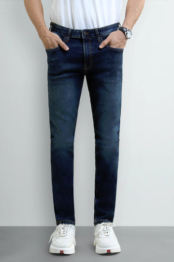 Dark Blue Slim Fit Jeans