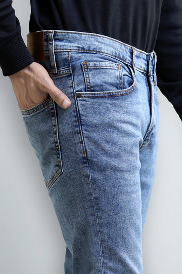 Medium Blue Slim Fit Jeans