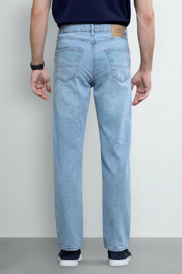 Light Blue Straight Fit Jeans