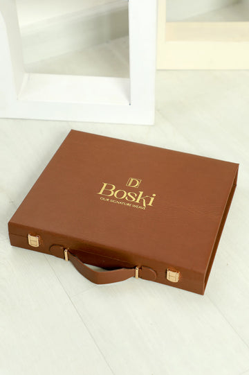 Unstitched Boski Fabric with Gifting Box