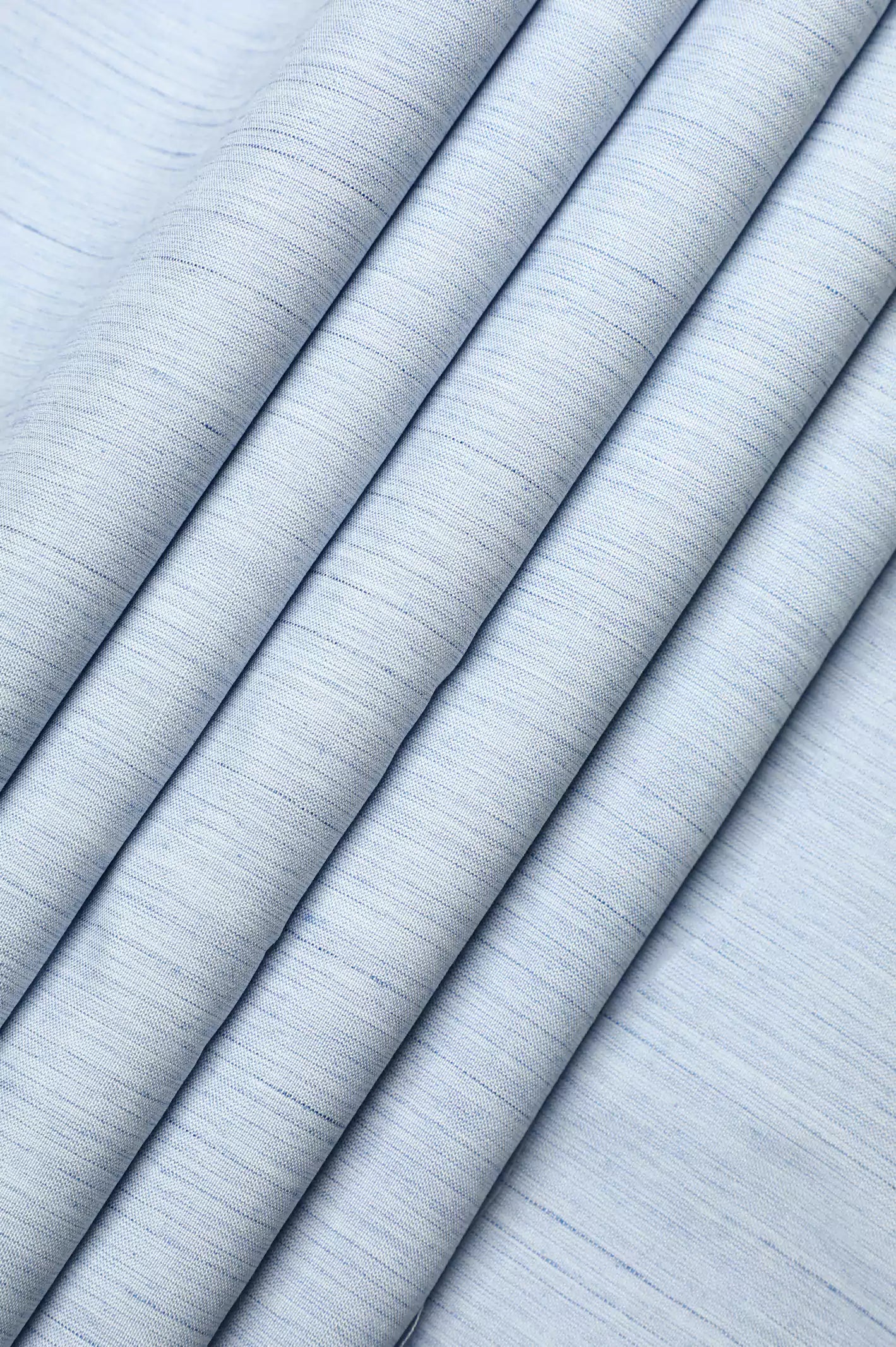 Unstitched Fabric Blue Suit