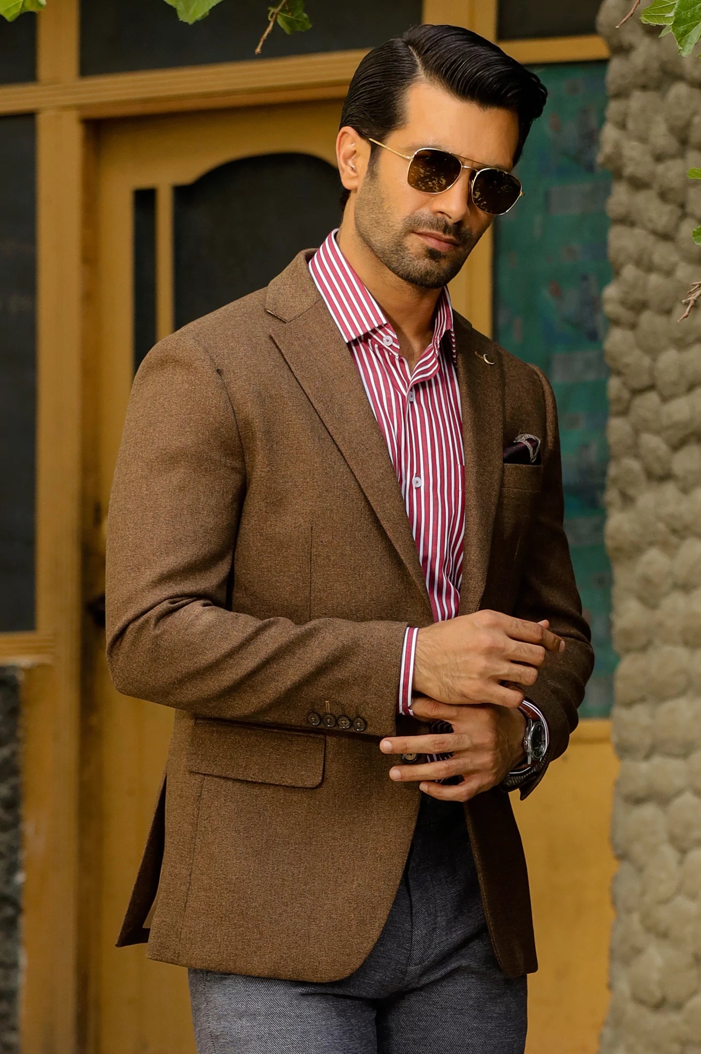 Brown Blazer for Men From Diners