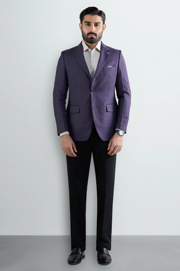 Purple Men Blazer