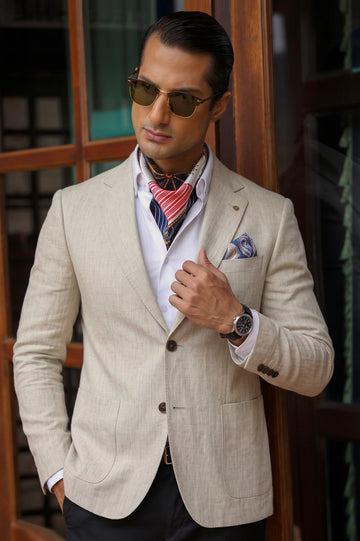 Men's Cream Blazer