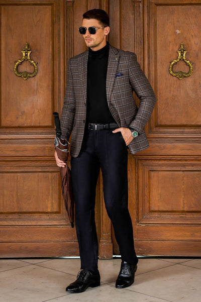Brown Check Blazer Diners Pakistan Brown Check Blazer Diners Pakistan