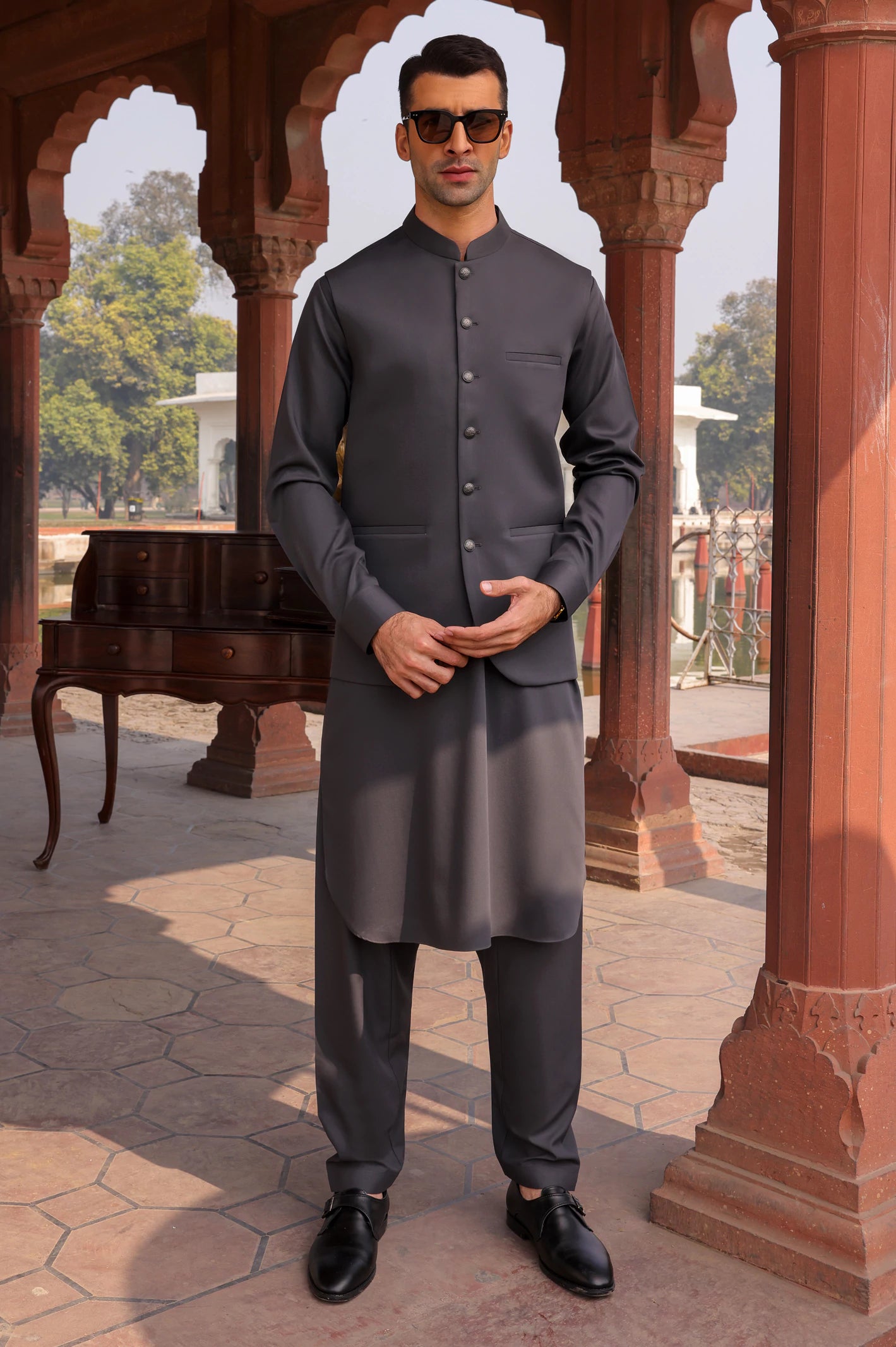 Mens Shalwar Kameez with Waistcoat From Diners