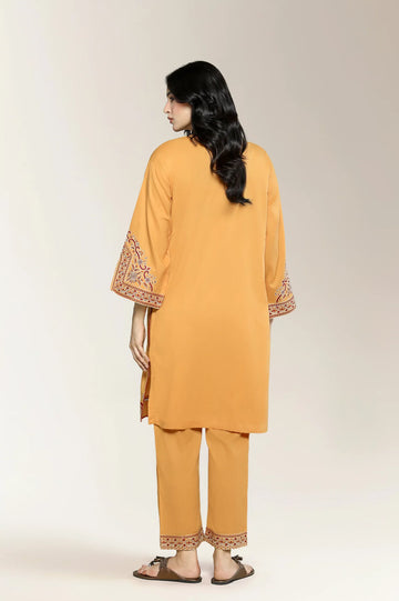 Embroidered Rust 2PC