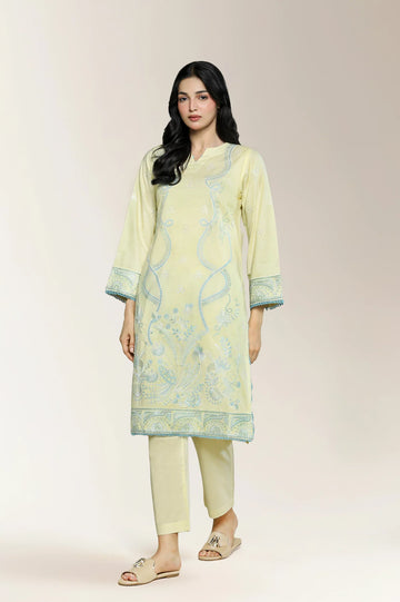 Embroidered Cream 2PC