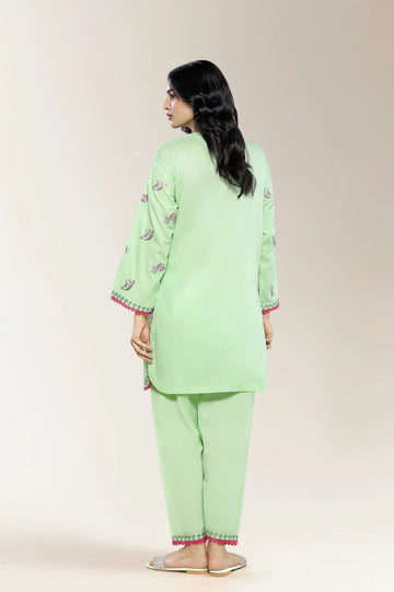 Embroidered Green 2PC