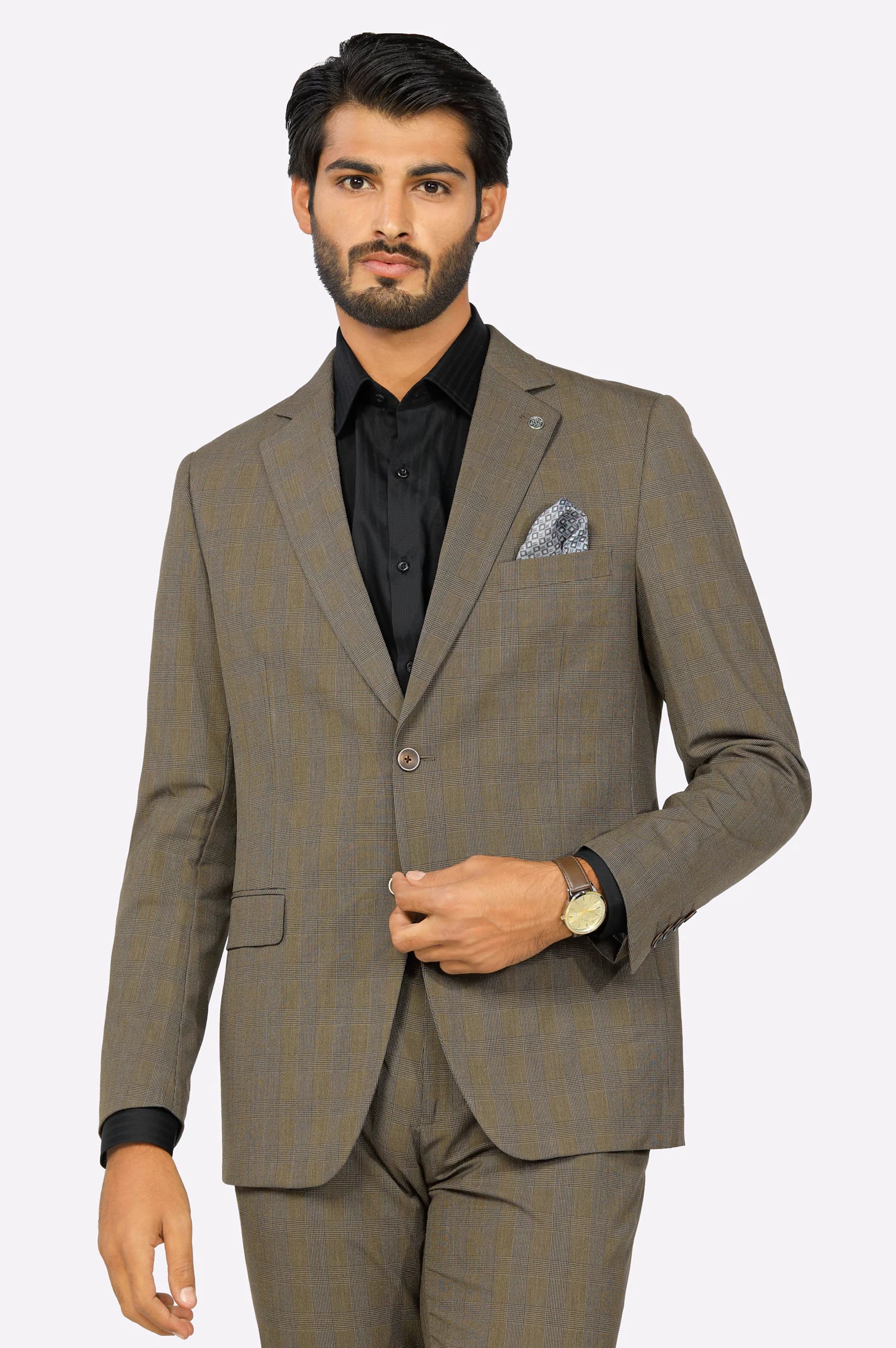 Brown Formal 2PC Suiting