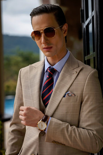 Fawn Formal 3PC Suit