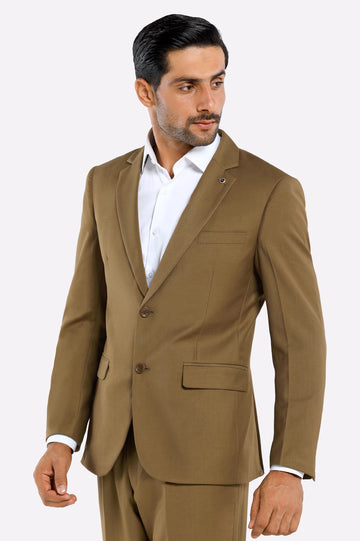 Coffee Brown Formal 2PC Suit