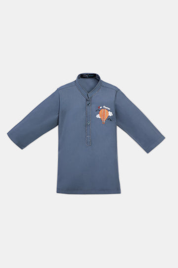 Grey Infant Kurta Shalwar
