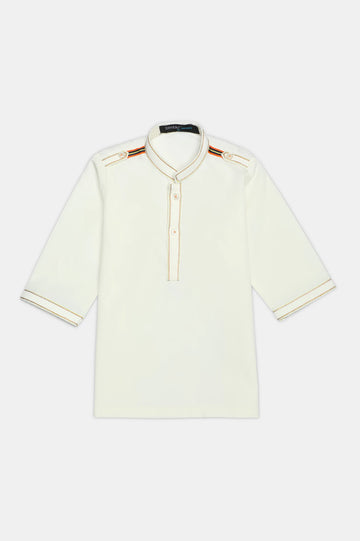 Cream Infant Kurta Shalwar