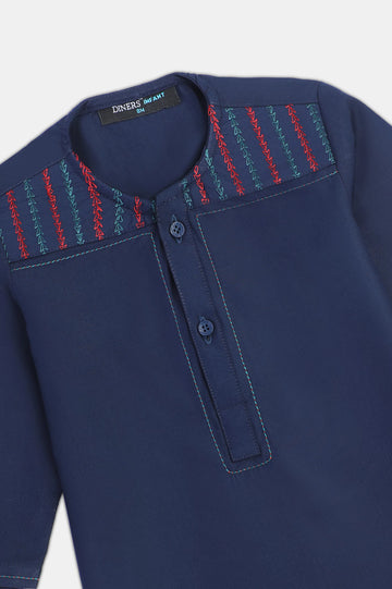 Navy Blue Infant Kurta Shalwar
