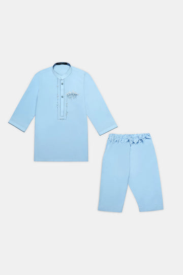 Sky Blue Infant Kurta Shalwar