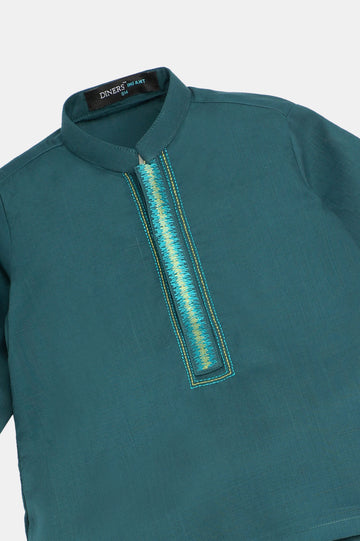 Sea Green Infant Kurta Shalwar