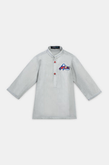 Light Grey Infant Kurta Shalwar
