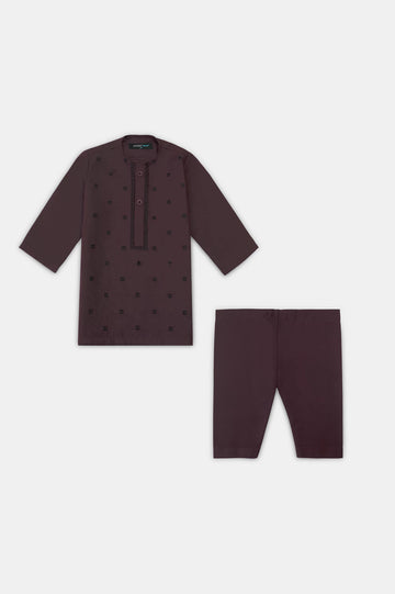 Purple Infant Kameez Shalwar