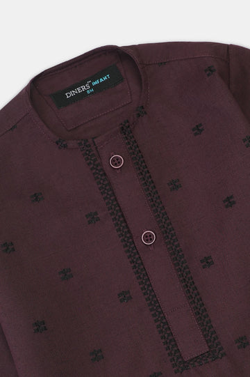 Purple Infant Kameez Shalwar