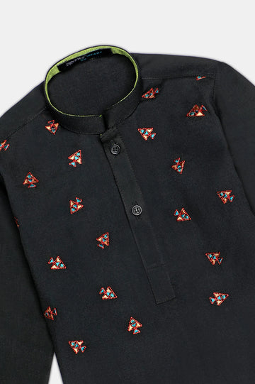 Black Infant Kurta Shalwar