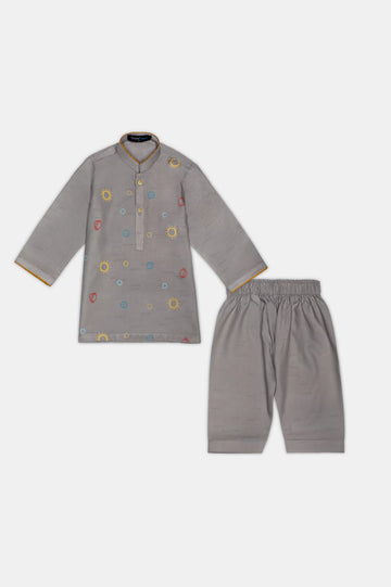 Light Grey Infant Kurta Shalwar