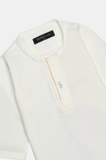 Off White Infant Kurta Shalwar