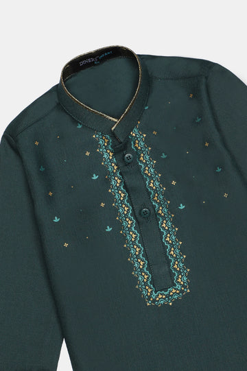 Green Infant Kameez Shalwar