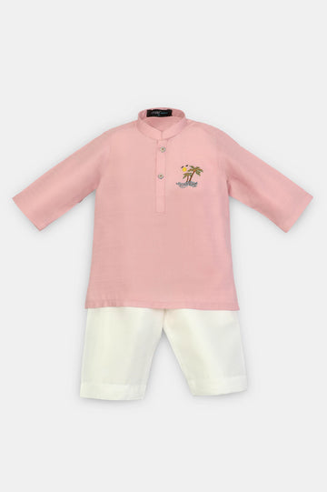 Pink Infant Kurta Shalwar
