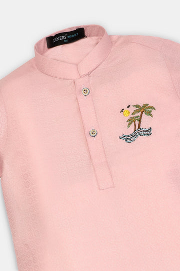 Pink Infant Kurta Shalwar
