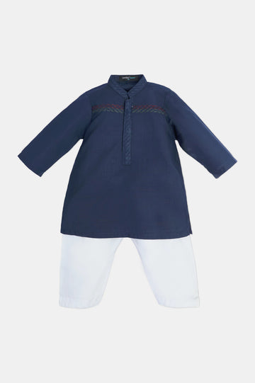Dark Blue Infant Kurta Shalwar