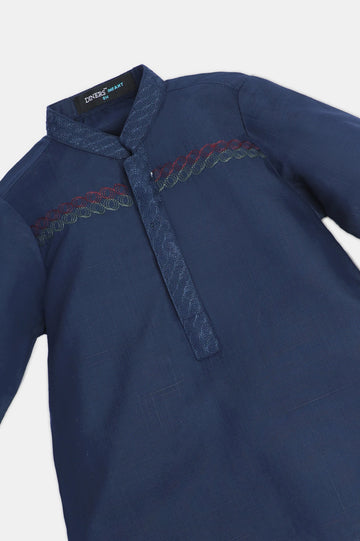 Dark Blue Infant Kurta Shalwar