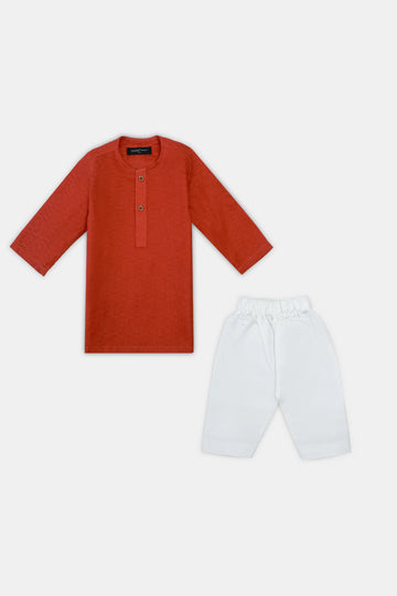 Orange Infant Kurta Shalwar