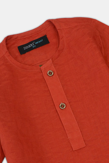 Orange Infant Kurta Shalwar