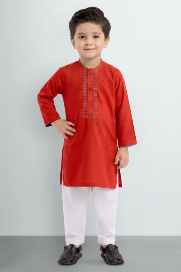 Red Infant Kurta Shalwar