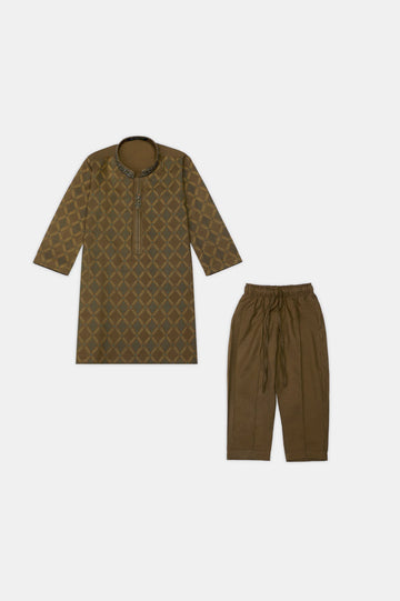 Olive Boys Kurta Pajama