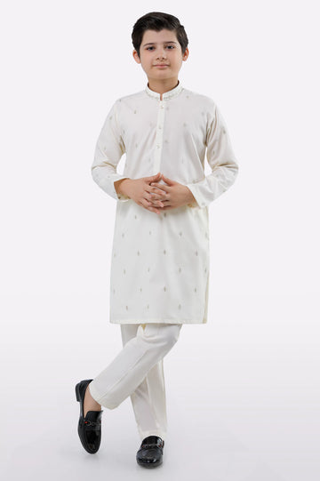 Cream Boys Kurta Pajama