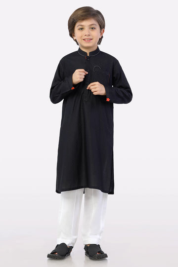 Black Boys Kurta Pajama