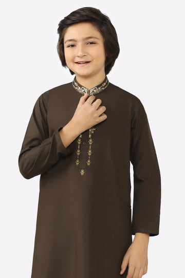 Brown Boys Kurta Pajama