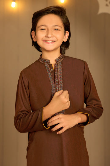 Maroon Boys Kurta Pajama