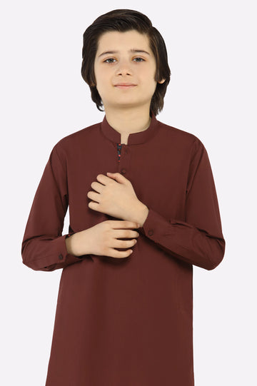 Maroon Boys Kurta Pajama