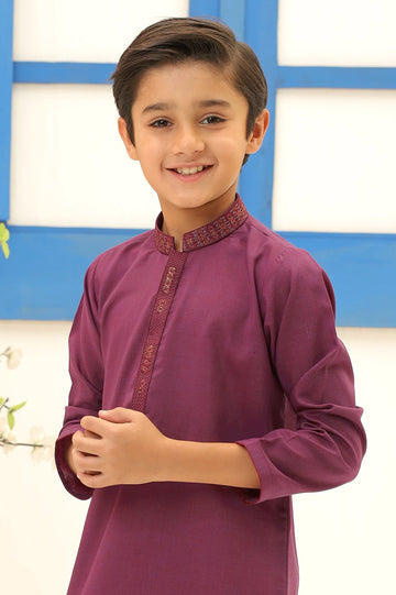 Purple Boys Kurta Pajama