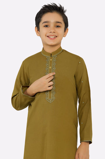 Olive Boys Kurta Pajama
