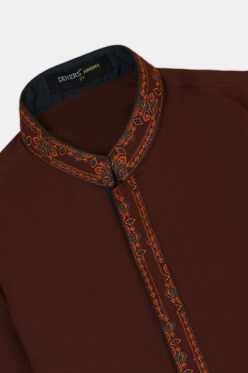 Brown Boys Kurta Pajama