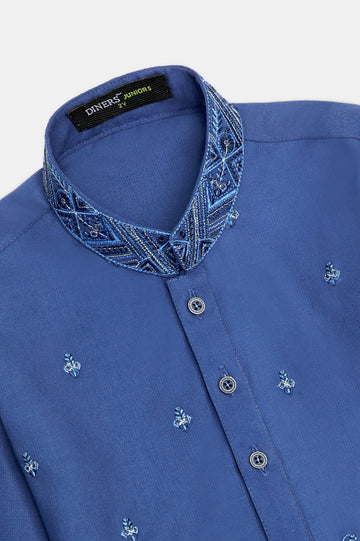 Royal Blue Boys Kurta Pajama